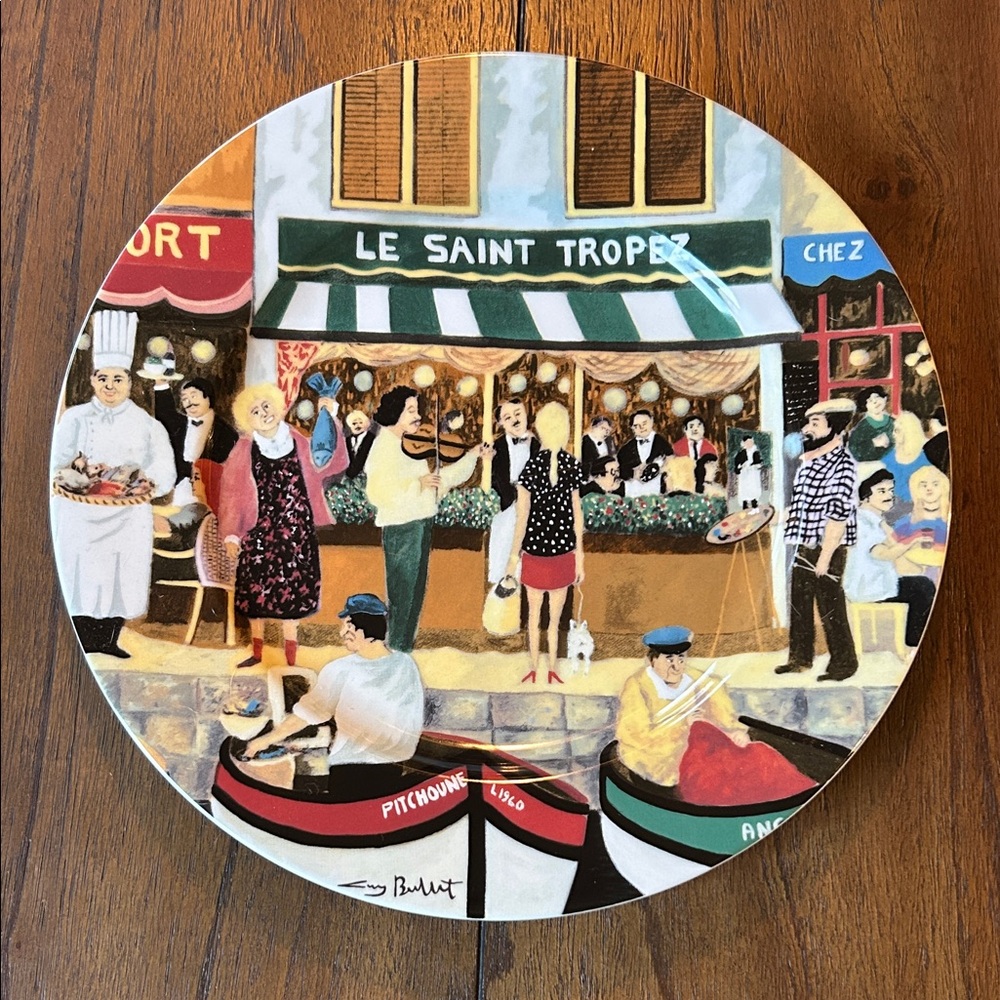 Guy Buffet Collection ‘Le St. Tropez’ 11-inch Art Plate
